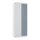 Ver imagem 1 de Guarda Roupa Modulado Alpes 1 Porta Canto Reto - Módulo Luciane:azul