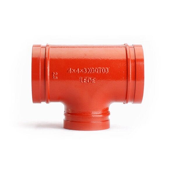 Tee Com Redução Ranhurado Segurimax 2 1/2 X 2" (73X60Mm) - 3