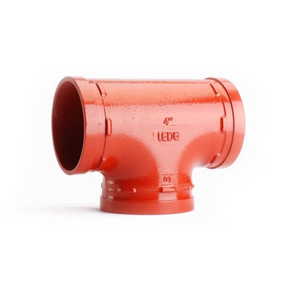 Tee Ranhurado Segurimax 10" (273mm) - 1