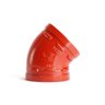 Cotovelo (Joelho) Ranhurado Segurimax 4" x 45° (114,3mm) - 1