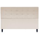 Ver imagem 1 de Cabeceira Cama Ivy King Ivy 195 Cm Suede Bege, Suede