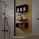 Ver imagem 4 de Nichos Prateleiras Decorativas França 40cm Preto para Banheiro