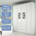 Ver imagem 5 de Guarda-Roupa de Bebê 4 Portas Delicato Tcil Móveis