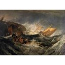 Ver imagem 1 de Naufrágio de um Cargueiro - Turner - Tela 30x42 Para Quadro