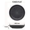 Aparelho de Jantar e Chá 20 Peças Flat Ônixn Oxford Porcelanas - 4
