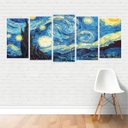 Ver imagem 1 de Quadro Artístico Starry Night Noite Estrelada Van Gogh Canvas