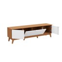 Ver imagem 6 de Rack Kappesberg 3 Portas 3d Canela-branco 180cm
