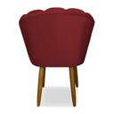 Ver imagem 5 de Cadeira para Mesa de Jantar Veludo Reforçada Balaqui Decor Vermelho
