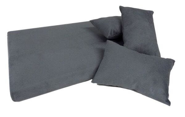 CAPAS ALMOFADA CINZA - P - 1