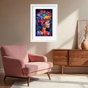 Ver imagem 1 de Quadro Arte Criança Autista - 60x48cm:moldura Branca