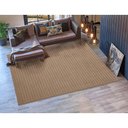 Ver imagem 2 de Tapete para Sala Realce Listras 03 Creme Cotton 2,00x2,50m