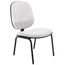 Ver imagem 1 de Cadeira Diretor Fixa para Escritório Linha Uno Branco