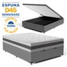 Cama Box Baú com Colchão de Espuma D45 Double Face Air Pro Força Anjos Casal 138 Cm - 2