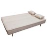 Sofá Cama Silver 3 Lugares Reclinável Casal Corano Bege - Speciale Home - 4