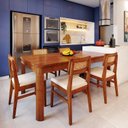 Ver mais imagens de Conjunto 4 Cadeiras Madeira Maciça Origem