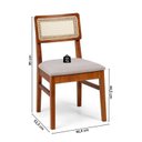 Ver imagem 3 de Conjunto 4 Cadeiras Madeira Maciça Origem