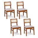Ver imagem 2 de Conjunto 4 Cadeiras Madeira Maciça Origem