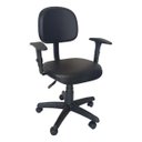 Ver imagem 4 de Kit 2 Cadeira de Escritório Giratória Ergonômica Executiva Secretaria Anatômica Corino