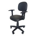 Ver imagem 5 de Kit 2 Cadeira de Escritório Giratória Ergonômica Executiva Secretaria Anatômica Corino