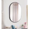 Espelho Oval Londres 80x50cm com Borda Preta - 4