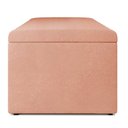 Ver imagem 7 de Calçadeira Recamier Baú para Cama de Casal King Dália 195x50 Cm W01 Linho Rosê - Lyam Lyam Decor