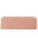 Ver imagem 3 de Calçadeira Recamier Baú para Cama de Casal King Dália 195x50 Cm W01 Linho Rosê - Lyam Lyam Decor