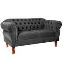Ver imagem 1 de Namoradeira 2 Lugares Chesterfield Elisabeth:Cinza