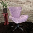 Ver imagem 1 de Poltrona Elegance Base Giratória em Jacquard