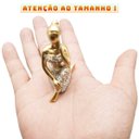 Ver imagem 5 de Kit Trio Bailarinas Yoga Balé Mini Estatueta Decorativa Enfeite Casa Mesa Cabeceira Sala Estar Decor