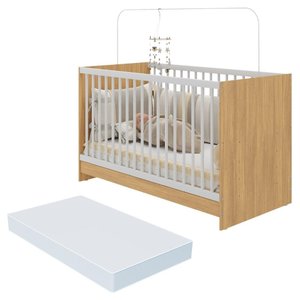 Berço 3 em 1 com Colchão Incluso Multimóveis MP4394