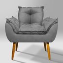 Ver imagem 3 de Kit 2 Poltronas Opala:cinza