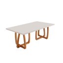 Ver imagem 1 de Mesa Sala de Jantar Flora 180cm Tampo Laqueado