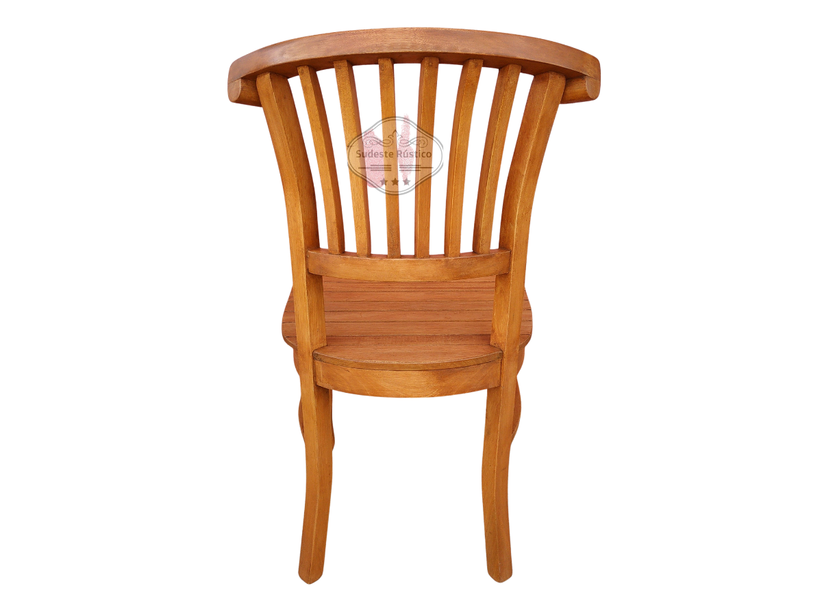 Ver imagem 6 de Kit 6 Cadeira Leque em Madeira Maciça de Demolição Sudeste Rústico