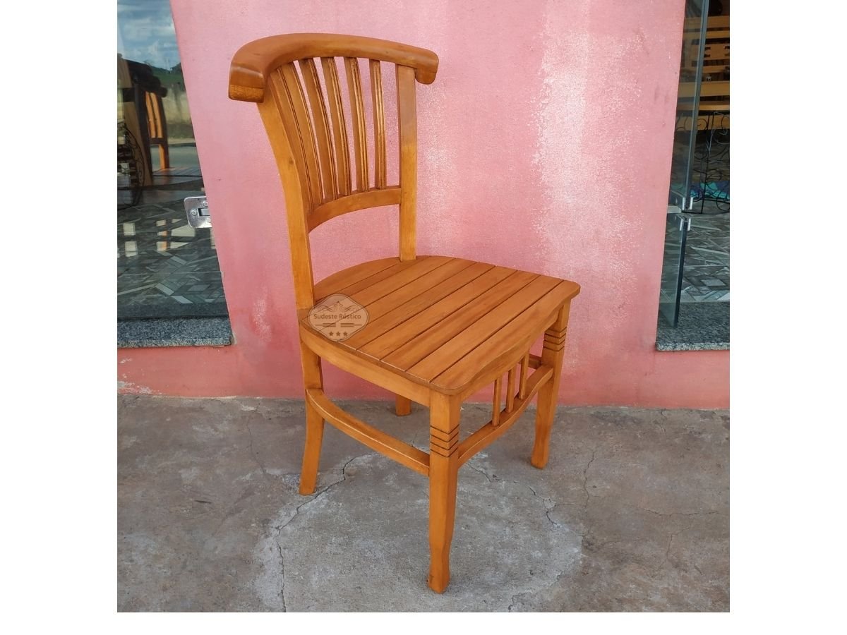 Ver imagem 7 de Kit 6 Cadeira Leque em Madeira Maciça de Demolição Sudeste Rústico