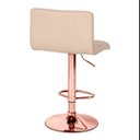 Ver imagem 4 de Banqueta Giratória Gomos - Nude | Alta - Rose Gold