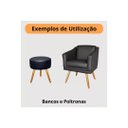 Ver imagem 4 de Tecido Courvin Marrom para Puff, Sofa, Cadeira de Escritorio