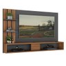 Painel para Tv 42" 2 Nichos Grafite/nogal - Hecol - 2