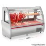 Balcão Expositor Frigorífico Açougue GCPC-160D com Depósito Refrigerado Pop Duplex Gelopar 110V - 1