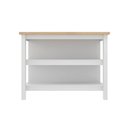 Ver imagem 3 de Bancada Gourmet Ilha Cozinha c ilumina Ditália 2Prat CD-1019 cor:branco