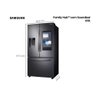 Geladeira Frost Free Samsung French Door 614L Black Inox RF27T 220V - 8
