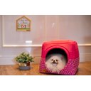 Ver imagem 7 de Cama Iglu e Toca Para Cachorro Luxo Luppet Rosa Casinha