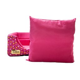 Cama Iglu e Toca Para Cachorro Luxo Luppet Rosa Casinha M - 6