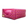 Cama Iglu e Toca Para Cachorro Luxo Luppet Rosa Casinha M - 5