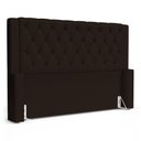 Ver imagem 1 de Cabeceira Atena para Cama Box Casal Padrão 140cm Capitonê com Frame Suede Marrom - Desk Design