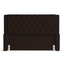 Ver imagem 3 de Cabeceira Atena para Cama Box Casal Padrão 140cm Capitonê com Frame Suede Marrom - Desk Design