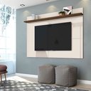 Ver imagem 2 de Painel Lord 1.80 Cm Suspenso para Tv até 60 Polegadas Off White/ Savana