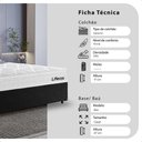 Ver imagem 2 de Cama Box Casal Preto + Colchão Life D33 Pillow Top Branco - 61x138x188cm - e - Shop Casa