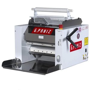 Cilindro Laminador de Mesa Elétrico CL-390 G.Paniz Epóxi com Bandejas em Aço Inox Bivolt Automá