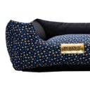 Ver imagem 2 de Cama Quadrada para Cachorro ou Gato Luppet Luxo Azul Osso G