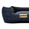 Cama Quadrada para Cachorro ou Gato Luppet Luxo Azul Osso G - 2